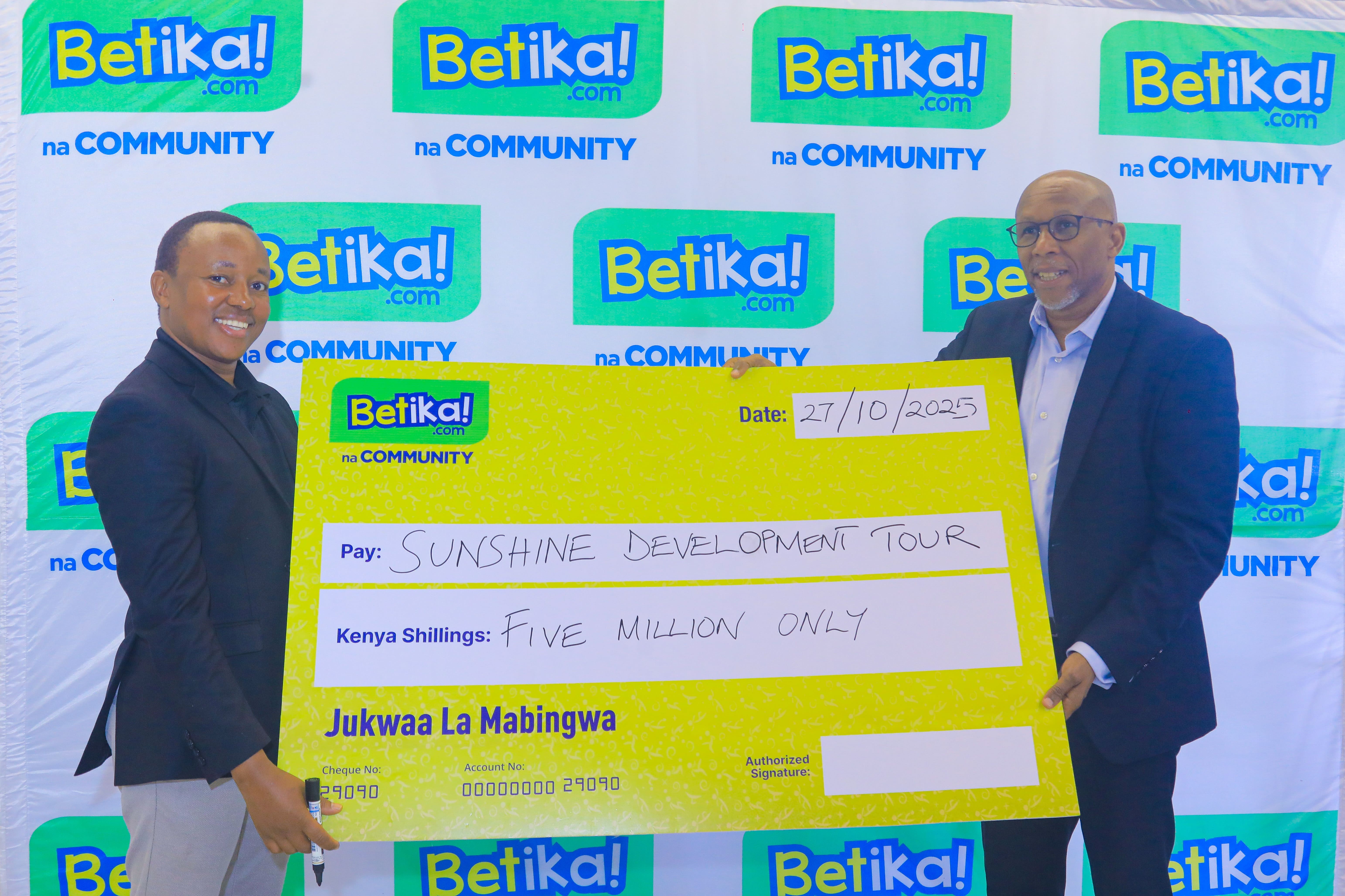 Betika Pumps Ksh 5 Million into Sunshine Development Tour Doubleheader