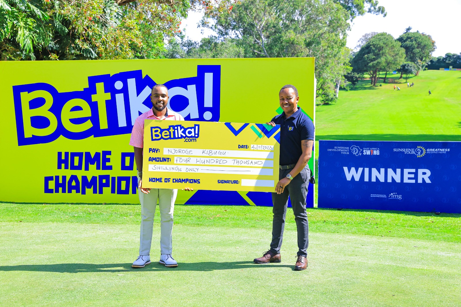 Njoroge Kibugu Overcomes Shaky Start to Win Sunshine Development Tour Title at VetLab